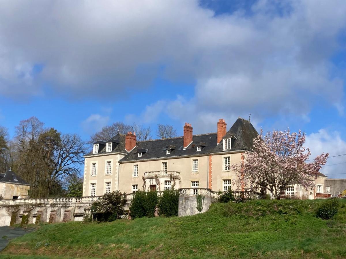 Chateau De La Huberdiere Bed & Breakfast Nazelles-Negron Exterior photo