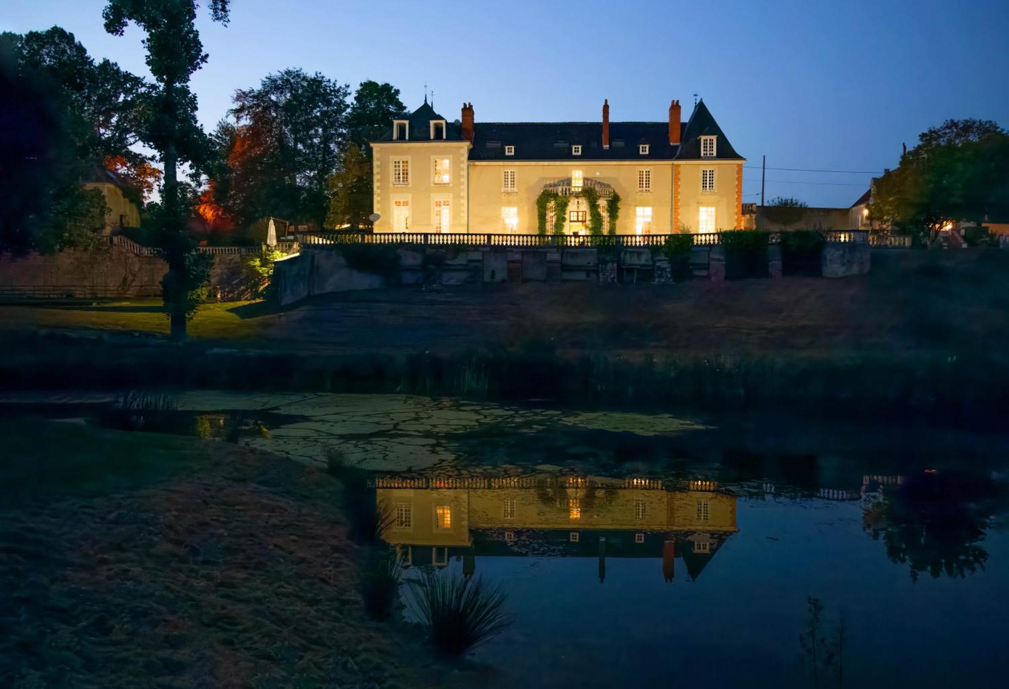 Chateau De La Huberdiere Bed & Breakfast Nazelles-Negron Exterior photo