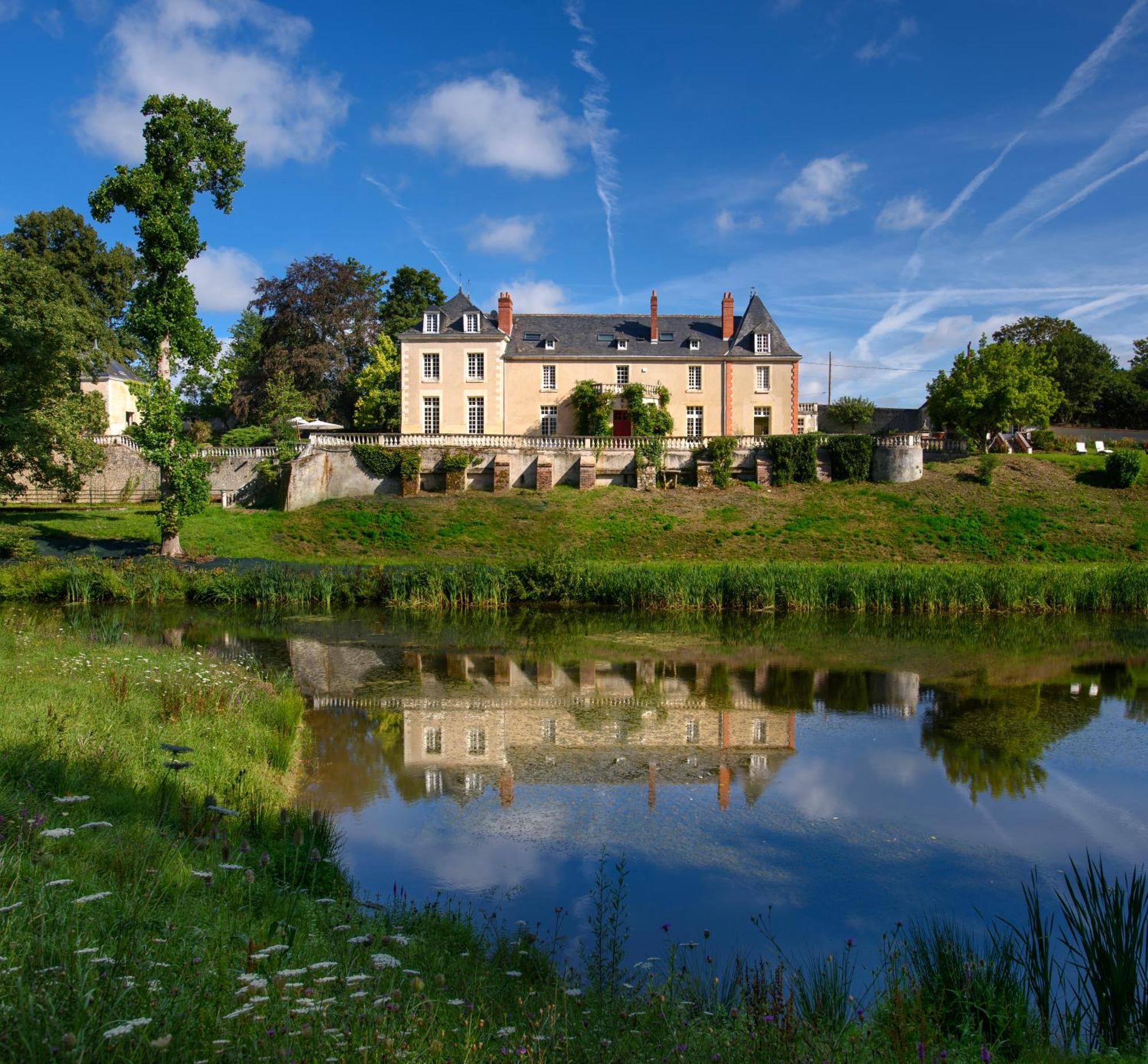 Chateau De La Huberdiere Bed & Breakfast Nazelles-Negron Exterior photo